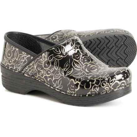 Dansko Professional Clogs - Patent Leather (For Women) in Metallic Rose