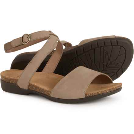 Dansko Rafferty Ankle Strap Sandals - Nubuck (For Women) in Taupe