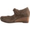 395VT_4 Dansko Sandra Wedge Mary Jane Shoes - Leather (For Women)