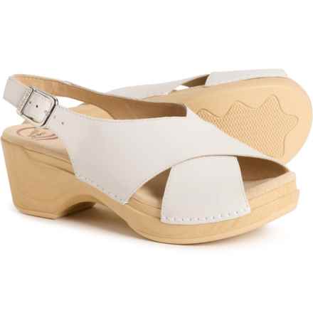 Dansko Sloane Sandals - Leather (For Women) in White Full Grain