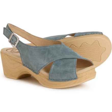 Dansko Sloane Sandals - Suede (For Women) in Denim Suede