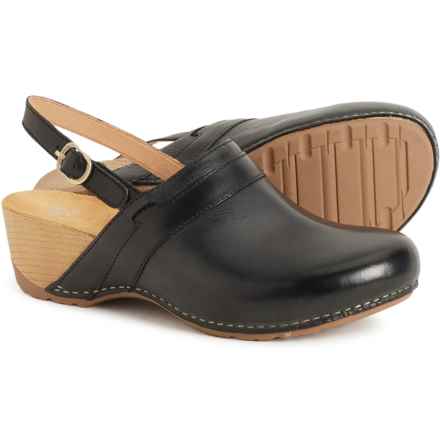 Dansko Tammy Clogs - Leather (For Women) in Black