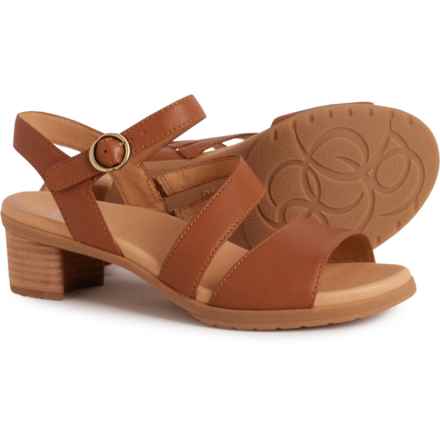 Dansko Tansy Strappy Sandals - Nappa Leather (For Women) in Luggage