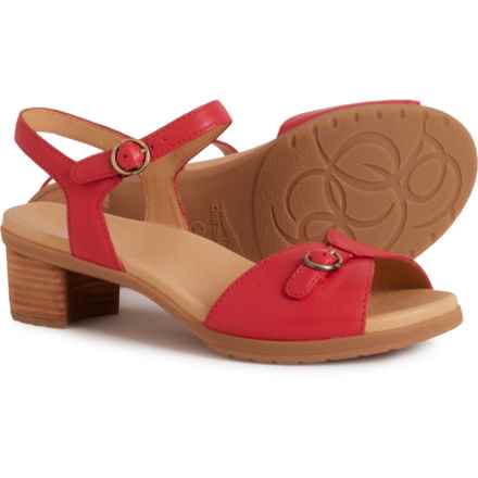 Dansko Tessie Sandals - Nappa Leather (For Women) in Poppy Nappa