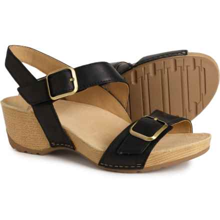 Dansko Trinity Sandals - Nubuck (For Women) in Black