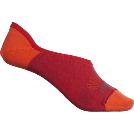 Dansko Two-Tone Ultra Lightweight No-Show Socks - Below the Ankle (For Women) in Red