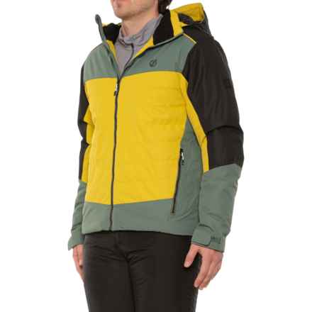 Dare 2b Embodied Ski Jacket - Waterproof, Insulated in Antique Moss/Duck Green/Black