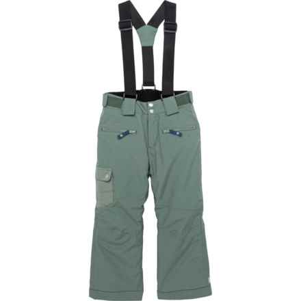 Dare 2b Little Boys Timeout II Ski Bib Pants - Waterproof, Insulated in Duck Green/Agave Green