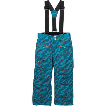 Dare 2b Little Boys Timeout II Ski Bib Pants - Waterproof, Insulated in Fjord Blue Camo