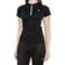 Dare 2b Outdare II Jersey - Zip Neck, Short Sleeve in Black/White