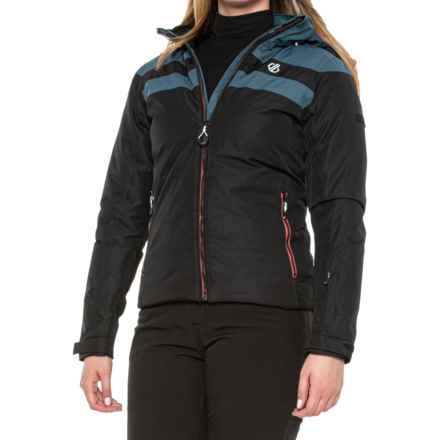 Dare 2b Rapport Ski Jacket - Waterproof, Insulated in Black/Orion