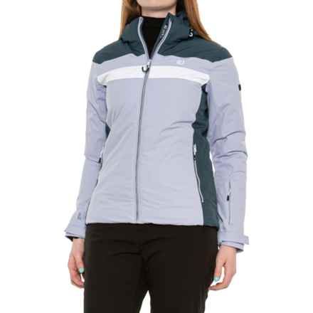 Dare 2b Rapport Ski Jacket - Waterproof, Insulated in Cosmic Sky Swirl/Orion Grey