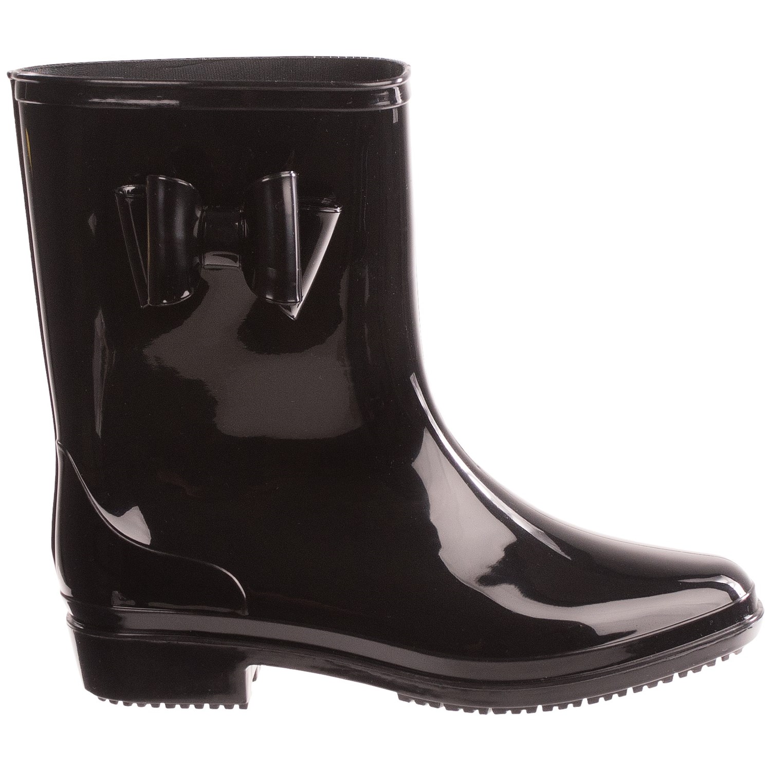 Dav Plastic Bow Rain Boots (For Women) 8170K - Save 65%