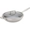 DAVID BURKE Geoclad Nonstick Wok with Lid - 12” in Silver Grey