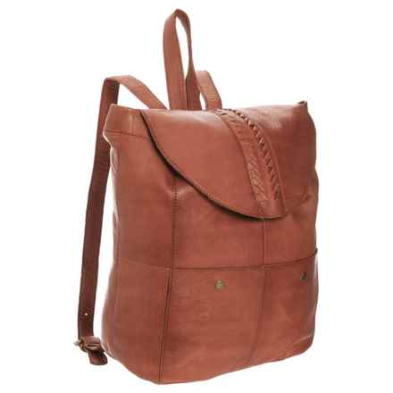 day and mood leather backpack