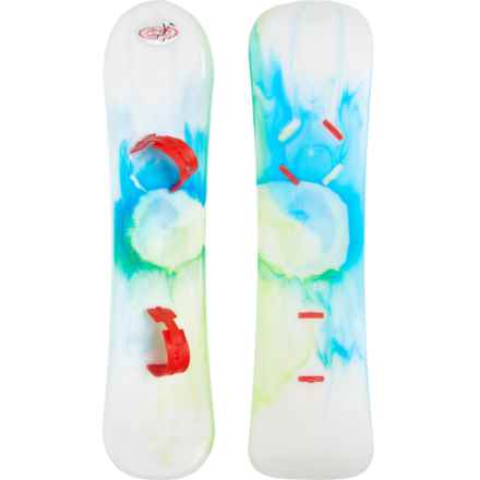 DAYGLOW SupraHero Neon Snowboard - 40” (For Boys and Girls) in Tie Dye