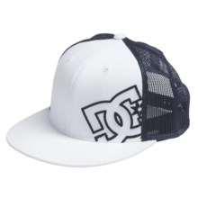 DC Shoes Daxson Trucker Hat (For Men) in White - Closeouts