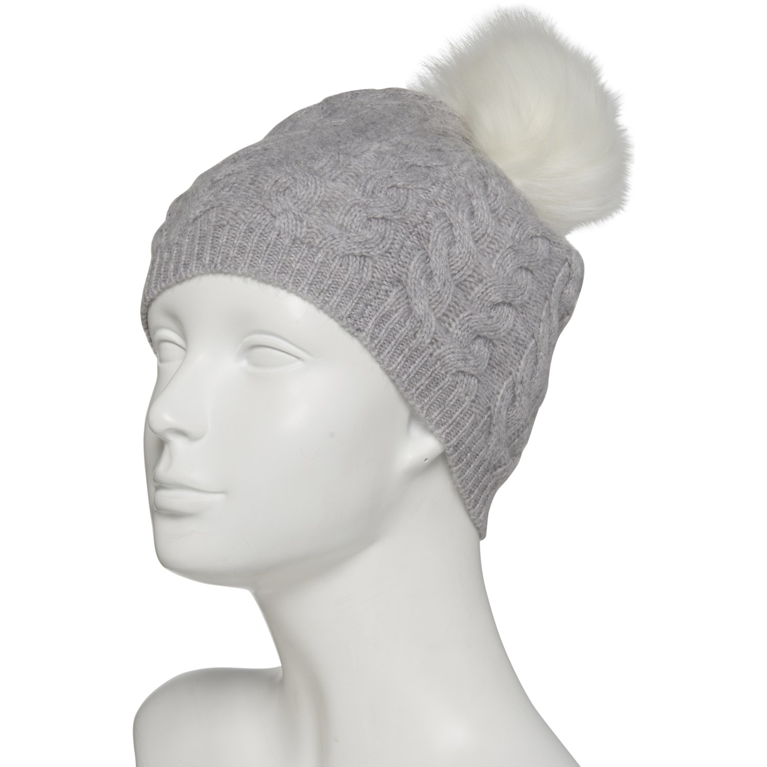 deane and white cashmere hat