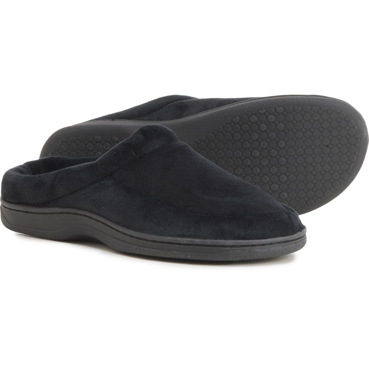 Dearfoams Bradley Velour Moc-Toe Clog Slippers (For Men) - Save 38%
