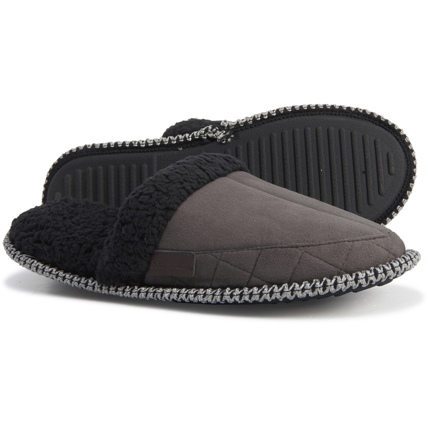 dearfoam black slippers