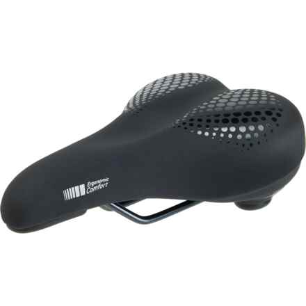 Delta Cycle Memory Foam Comfort Bike Saddle Seat in Black