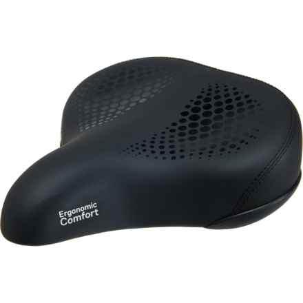 Delta Cycle Memory Foam Comfort Cruiser Bike Saddle Seat in Black