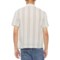 6CWGV_2 DENIM & FLOWER Stripe Textured Shirt - Short Sleeve