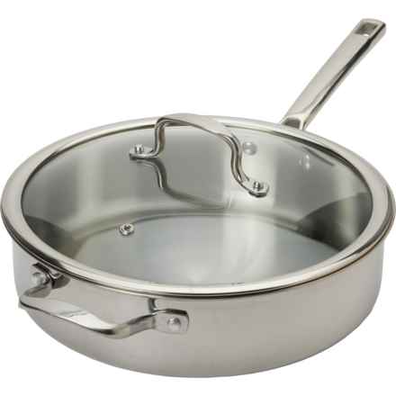 Denmark Celebrations Tri-Ply Covered Jumbo Cooker Pan - 5 qt. in Silver
