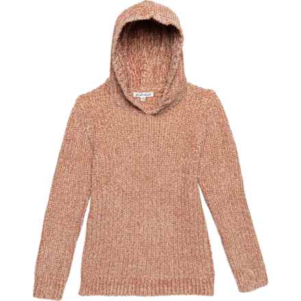 DEREK HEART Big Girls Hooded Sweater in Macaroon