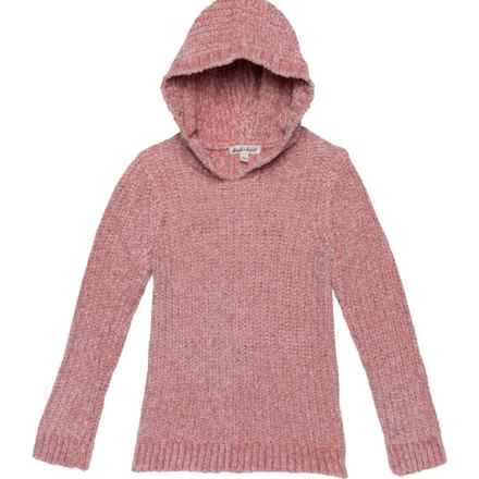 DEREK HEART Big Girls Hooded Sweater in Zephyr