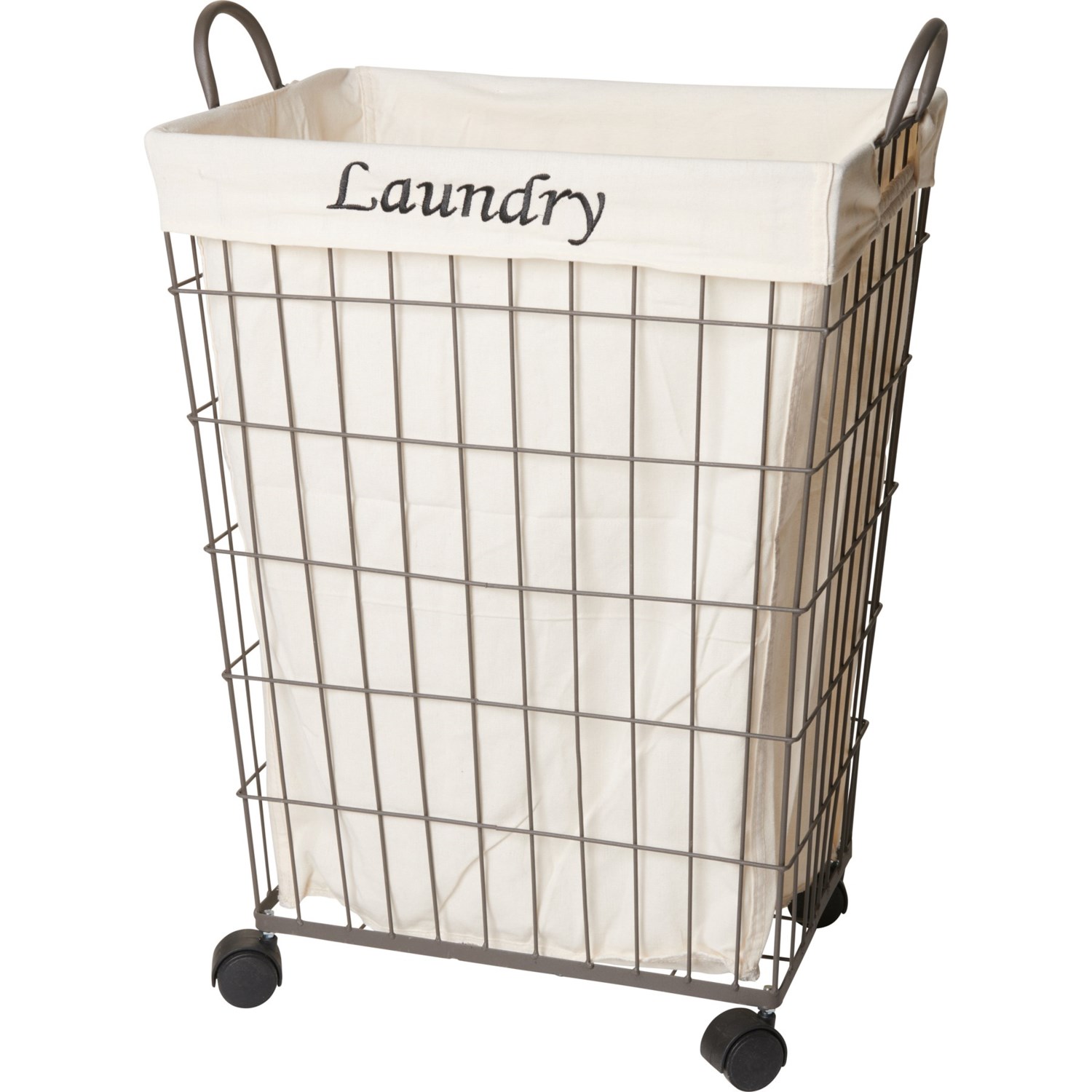 Designstyles Metal Hamper with Liner 23.25x17.3x12.6” Save 28