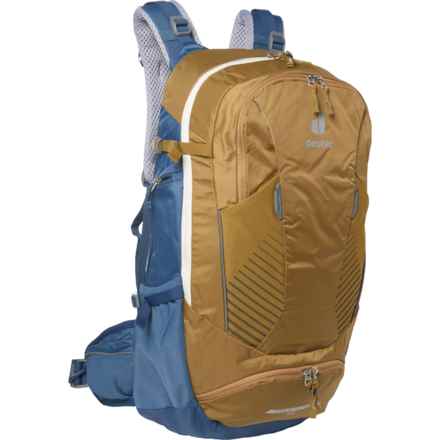 Deuter 30 L Trans Alpine Bike Backpack - Internal Frame, Clay-Marine in Clay/Marine