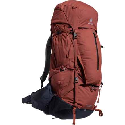 Deuter Aircontact X 70+15 L Trekking Backpack - External Frame, Redwood-Ink (For Women) in Redwood/Ink