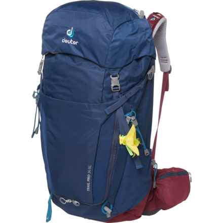 Deuter Trail PRO 34 SL Backpack - Internal Frame, Midnight-Maron (For Women) in Midnight/Maron