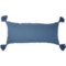 3RTNT_3 Devi Designs Lisbet Tasseled Throw Pillow - 14x32”