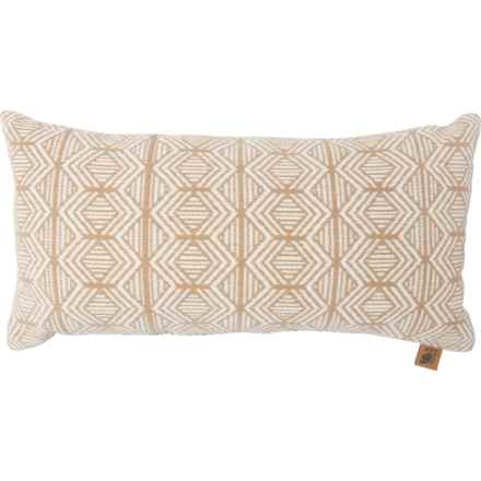 Devi Designs Oversized Chenille Throw Pillow - 16x32” in Safari
