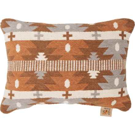 Devi Designs Vejio Throw Pillow - 12x18” in Brown