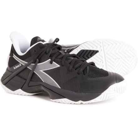 Diadora B.Icon 2 AG Tennis Shoes (For Men) in Black/Silver/White