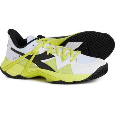 Diadora B.Icon 2 AG Tennis Shoes (For Men) in White/Black/Evening Primrose