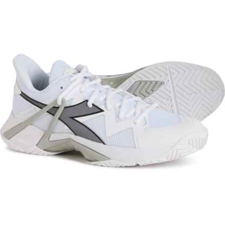 Diadora B.Icon 2 AG Tennis Shoes (For Men) in White/Silver