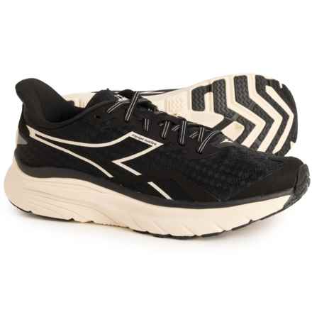 Diadora Equipe Nucleo Running Shoes (For Men) in Black/Whisper White