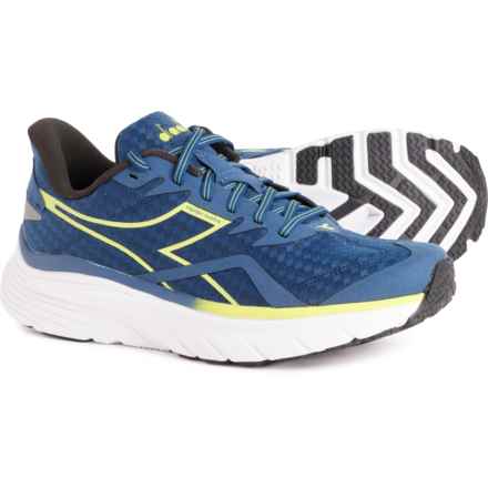 Diadora Equipe Nucleo Running Shoes (For Men) in Blu Opale/Giallo Enotera/Bco