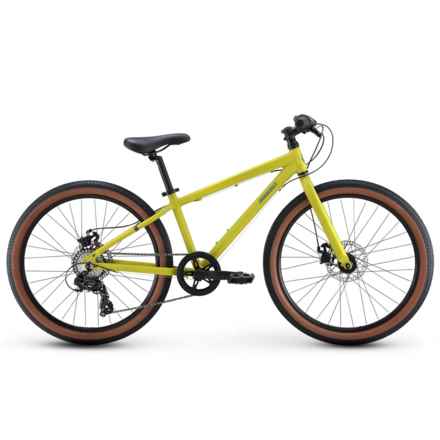 Division 24 Bike - 24” (For Boys and Girls) in Matte Saffron Yellow