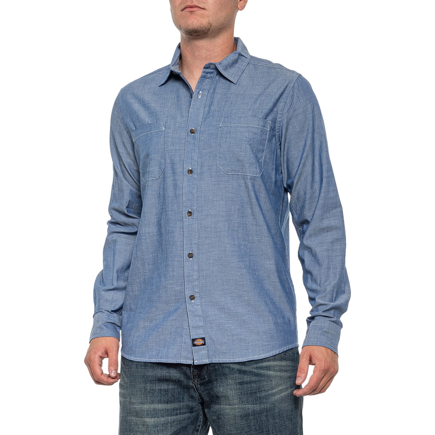 Dickies Chambray Shirt (For Men) - Save 44%