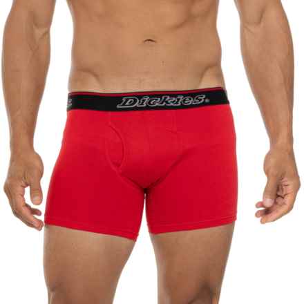 Dickies Cotton Boxer Briefs - 5-Pack in Navy/Grey/Black/Red/Red