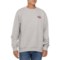 Dickies Embroidered Chest Logo Fleece Sweatshirt in Heather Grey