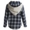 9144K_2 Dickies Hooded Western Flannel Shirt - Long Sleeve (For Toddler Boys)