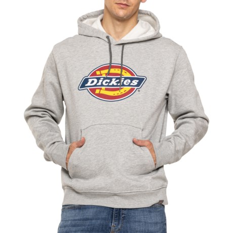 Dickies Logo Hoodie in Heather Grey