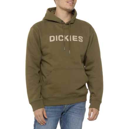 Dickies Skate Graphic Fleece Hoodie in Dark Olive