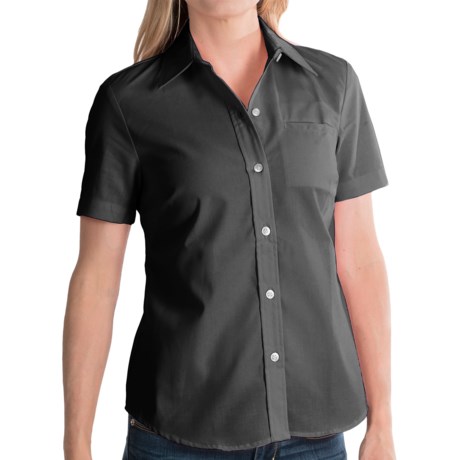 Women's Dickies Stain-Resistant Pocket Work Shirt - Short Sleeve ...